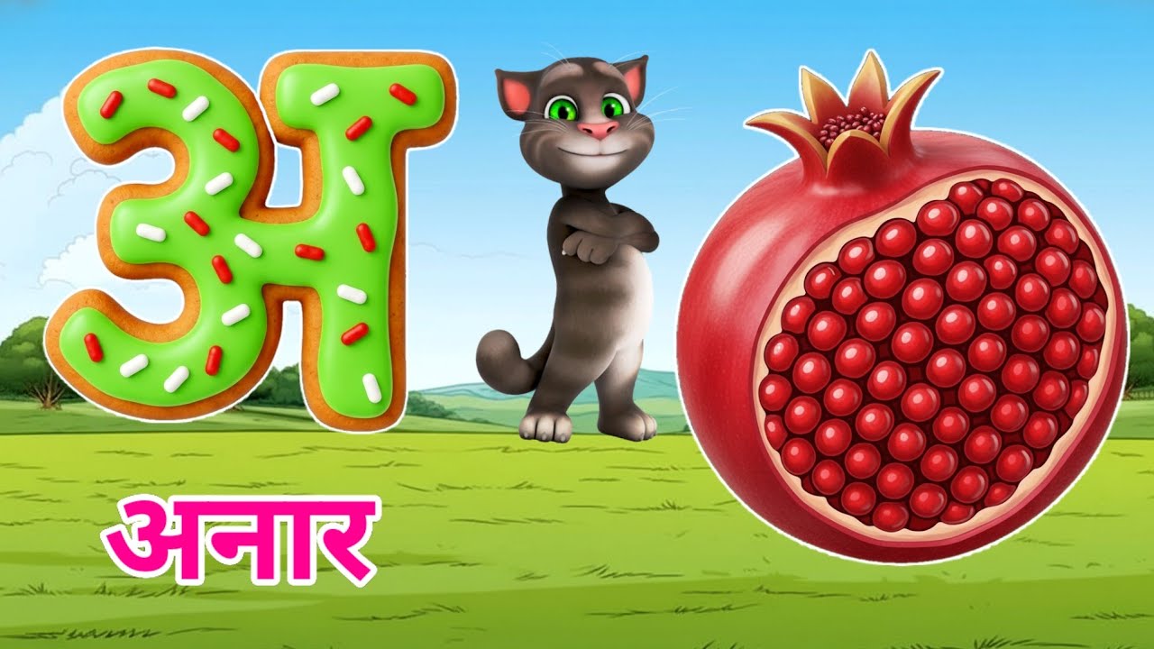 अ से अनार Song | हिंदी वर्णमाला | अआइईउऊ | A se Anar aa se aam hindi rhymes #kidssong