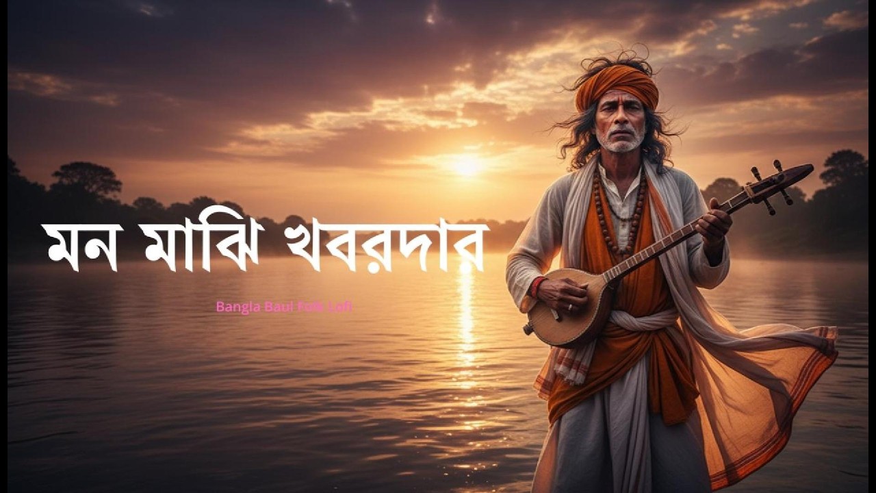 মন মাঝি খবরদার 🌊 | Bangla Baul Folk Lofi | Spiritual Song 2026#song #lofi #music #sad #tandingsong