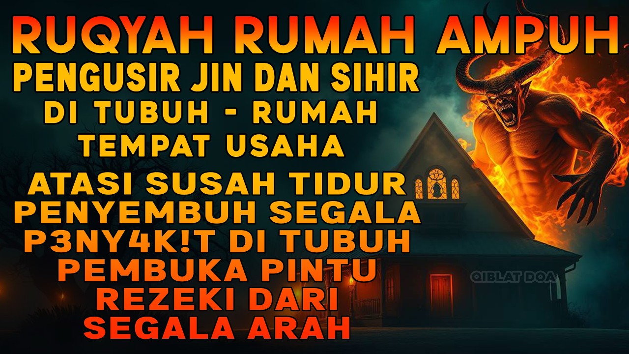 RUQYAH RUMAH PENGUSIR JIN, SETAN & SIHIR DI RUMAH & TUBUH, PENENANG HATI & FIKIRAN | BY ALAA AQEL