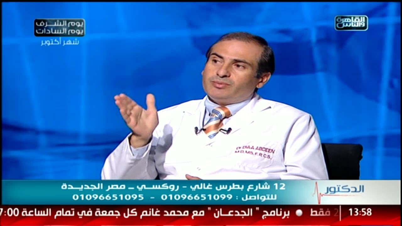 الدكتور | اسباب سقوط الجفن العلوى وطرق علاجه مع دكتور ضياء عابدين