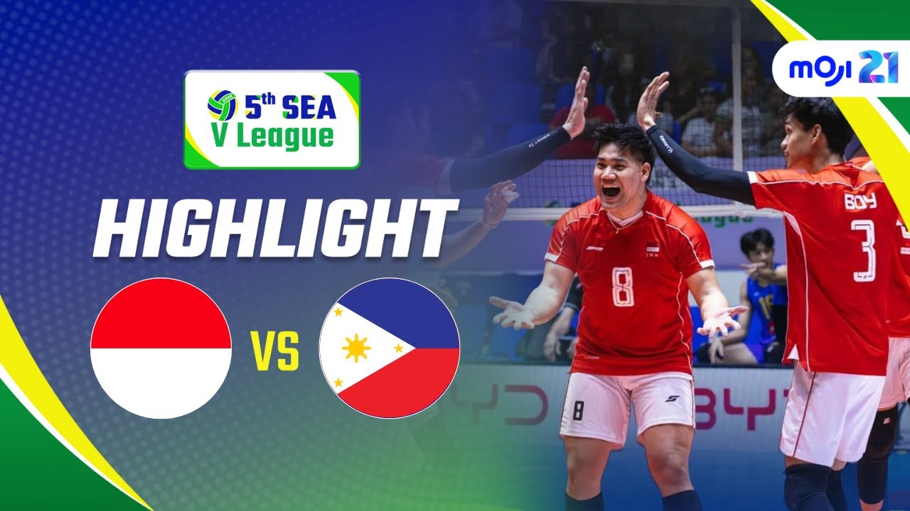 Indonesia 3-0 Filipina | Highlight SEA VLeague 2025 | Moji