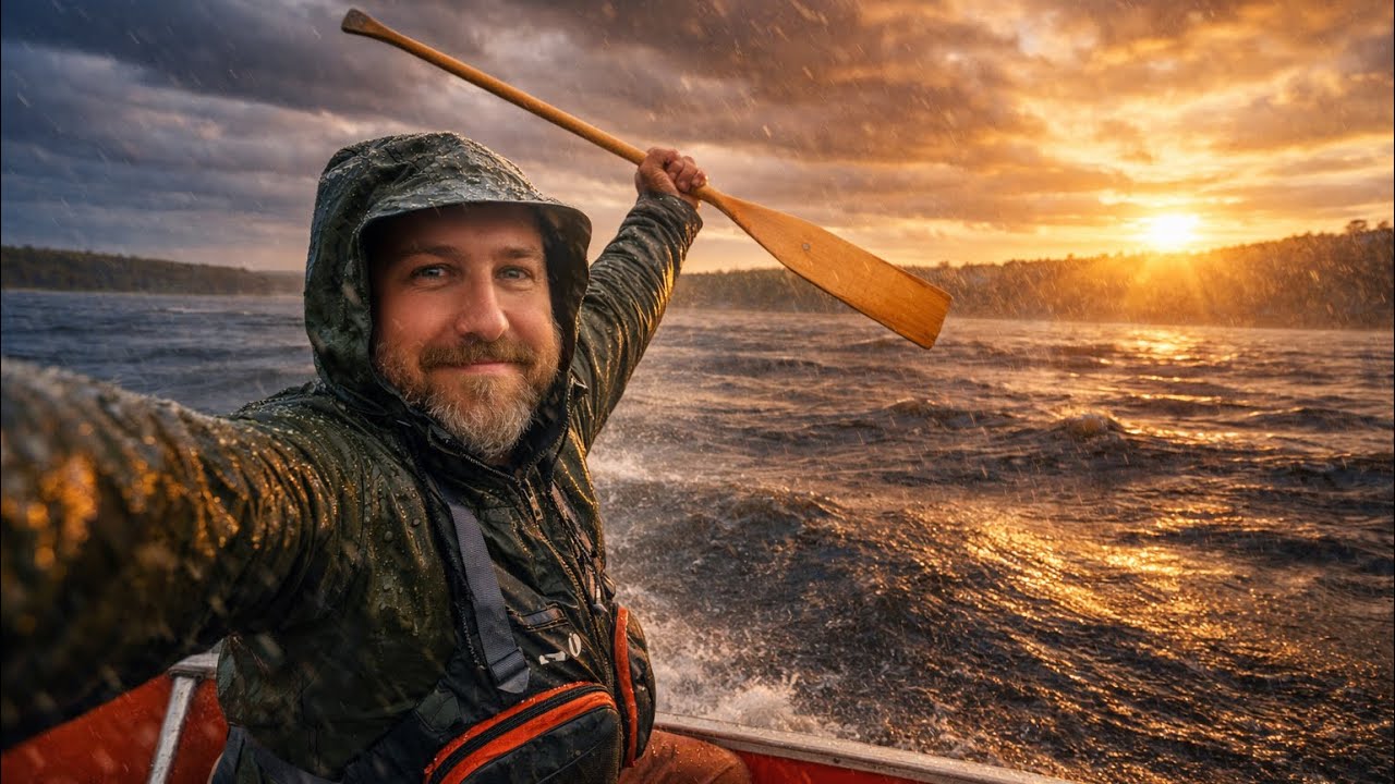 3 jours de canot camping avec 5 autres youtubers | ⛈️⛺️🌧️🛶