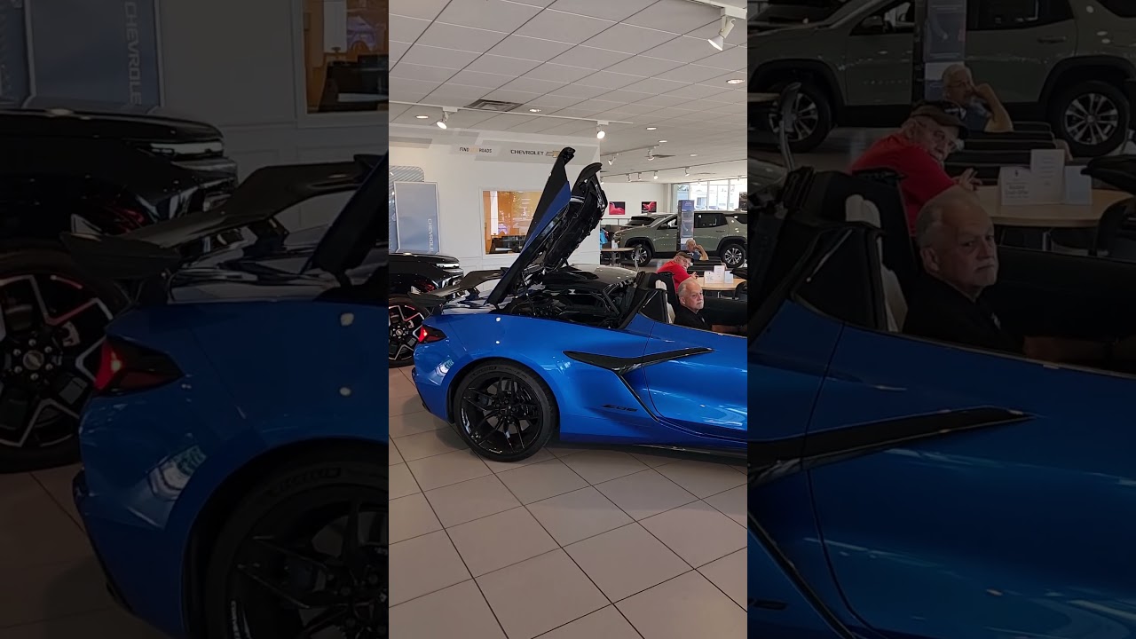 Moving 2025 Chevrolet Corvette Z06 off the showroom floor.  #chevrolet #corvette #z06corvette