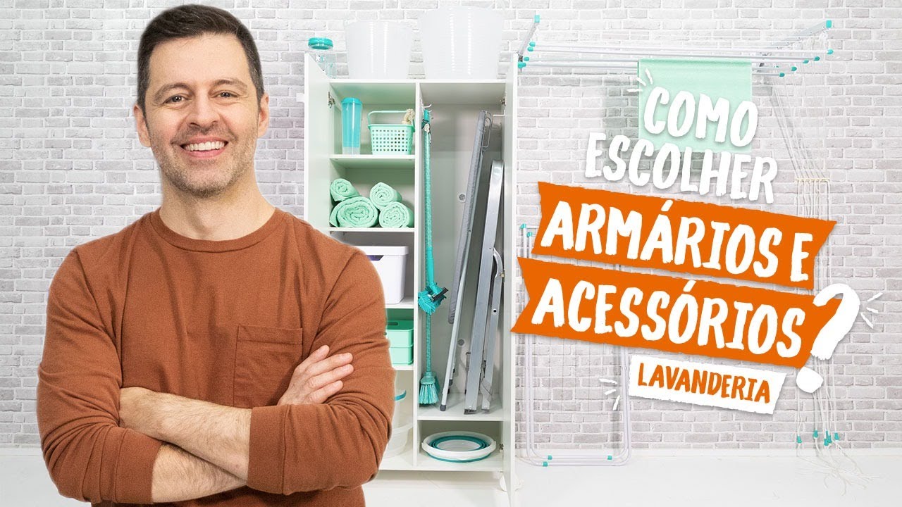 Como escolher... armários e acessórios para lavanderia