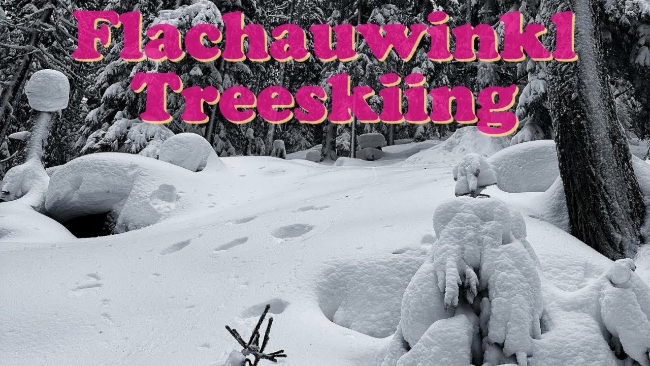 Skiing powder in Flachauwinkl during the biggest storm of the season so far.