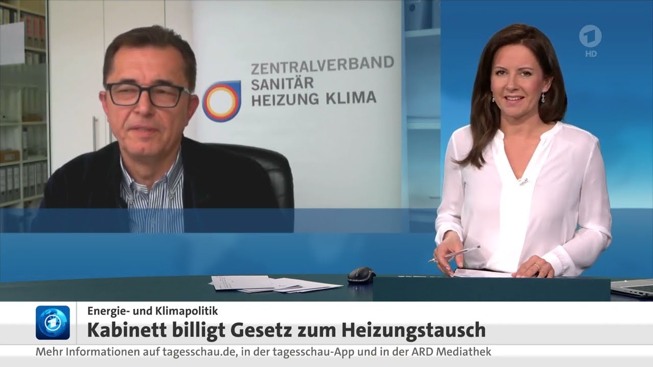 ZVSHK-Pr&auml;sident Michael Hilpert bei tagesschau24