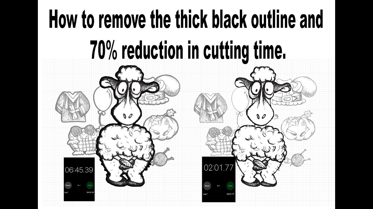 Обхитрите свой станок Cricut и сократите время резки на 70%.