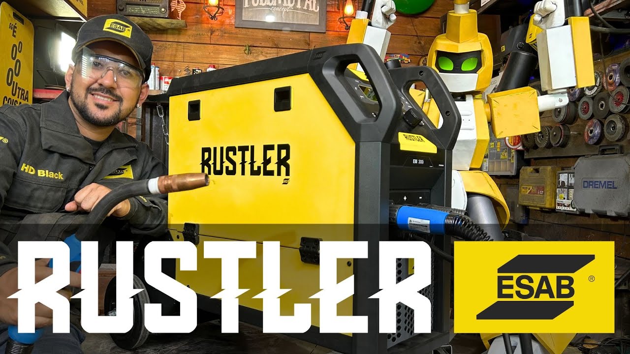ESAB RUSTLE 300i - MÁQUINA DE SOLDA/ MIG MAG E ELETRODO
