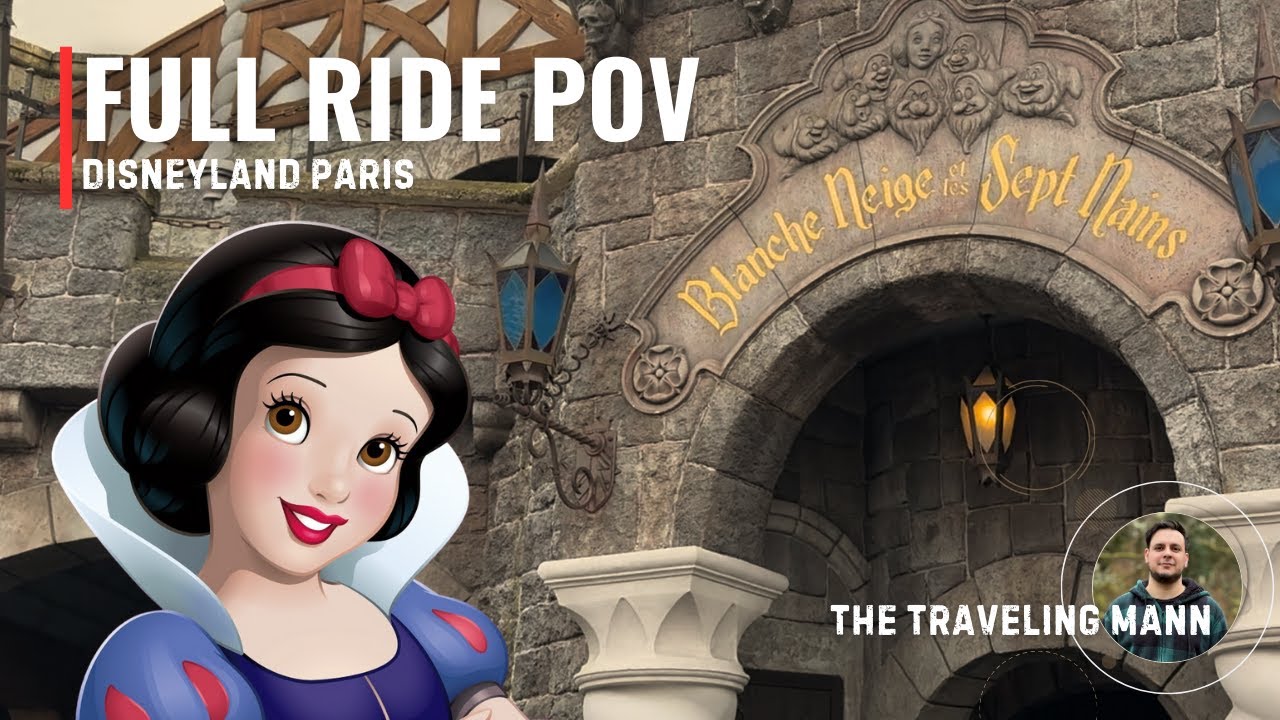 Full Ride POV MARCH 2025: Snow White Ride at Disneyland Paris – Blanche-Neige et les Sept Nains!