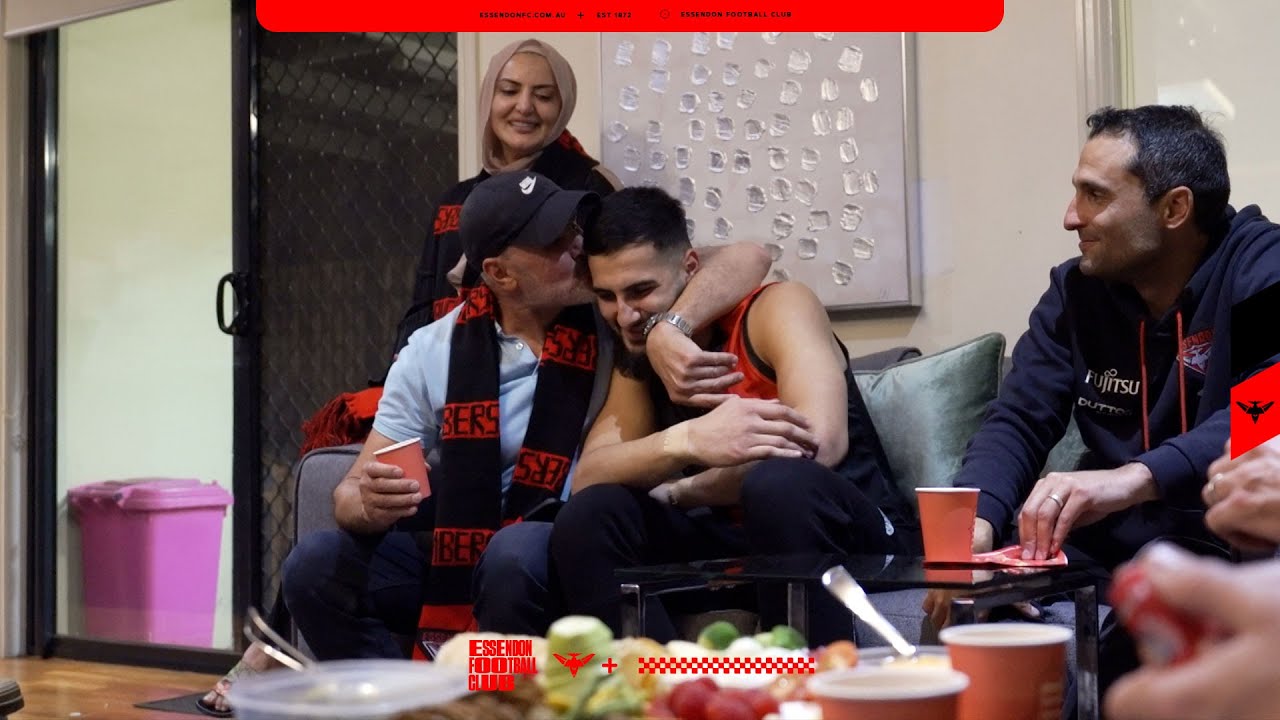 POV: You've just been drafted to the Essendon Football Club ❤️ | Saad El-Hawli's first moments