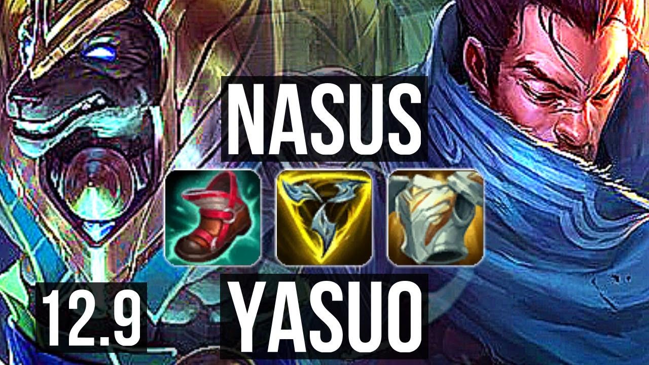 NASUS vs YASUO (TOP) | 7/1/5, 2.0M mastery, 1100+ games | BR Diamond | 12.9