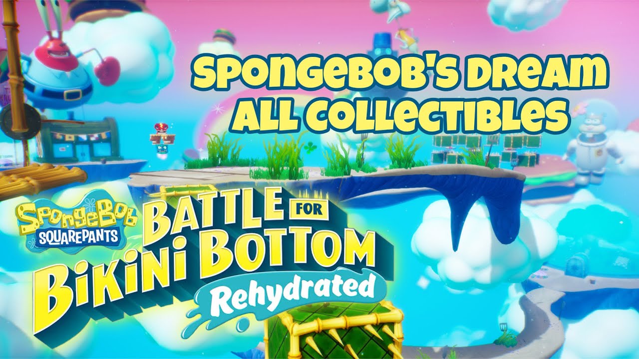SpongeBob’s Dream 100% Walkthrough | All Socks & Golden Spatulas | BFBB Rehydrated