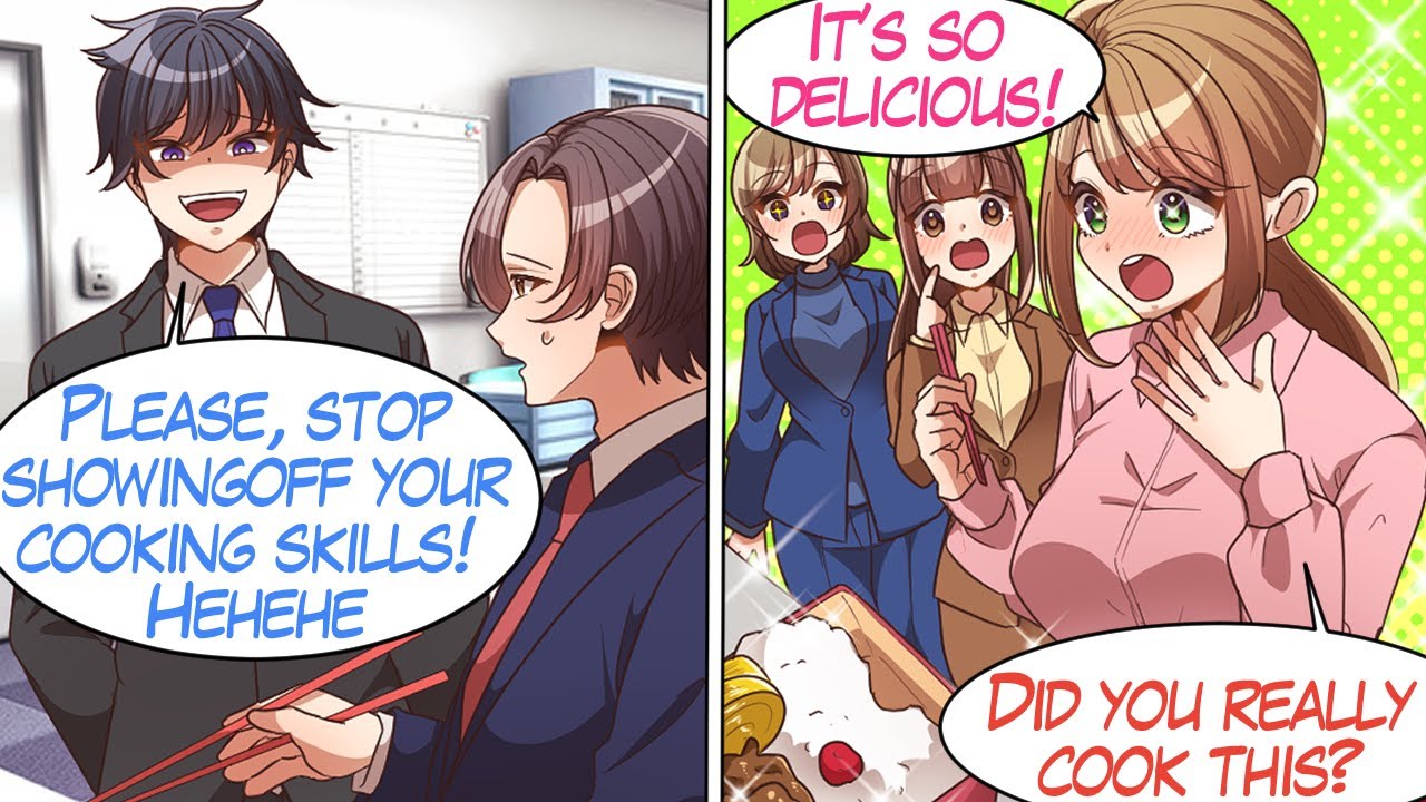 【Comic Dub】Colleague Mocks Homemade Lunches Until I Treat Female Colleagues Because...【Manga Dub】