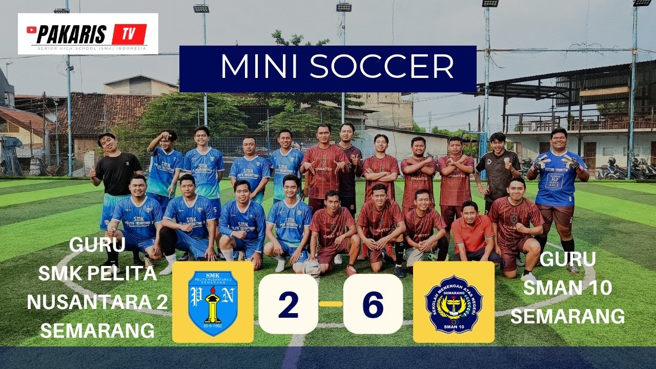 Mini soccer SMAN 10 Semarang Vs SMK Pelita Nusantara 2 Semarang