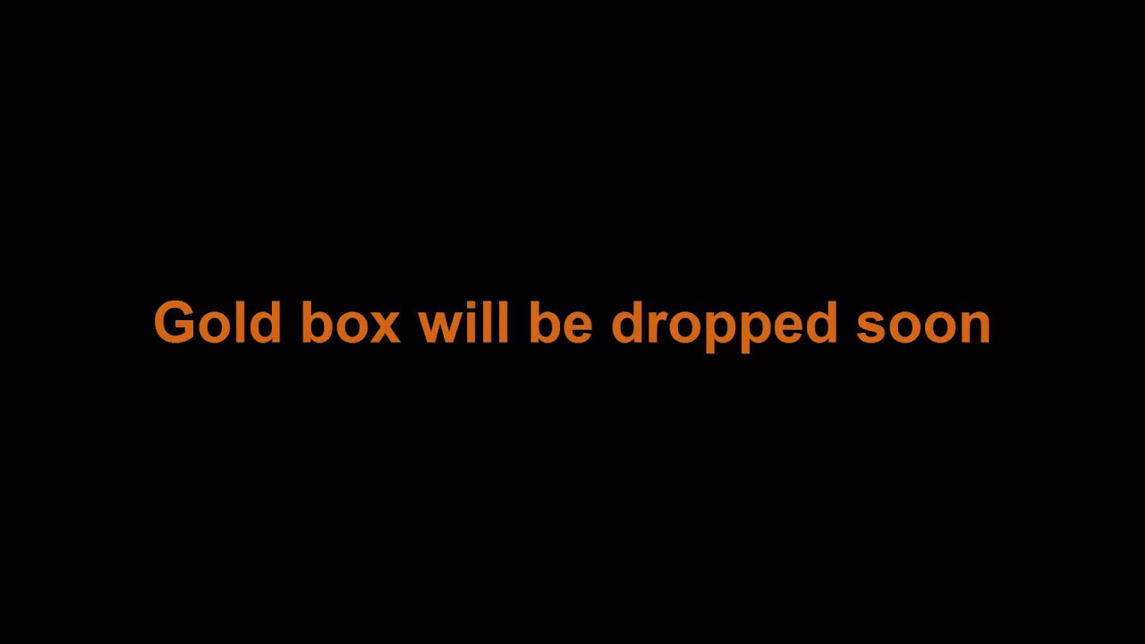 Tanki Online: Gold box will be dropped soon-SOUND- звук золотой коробке