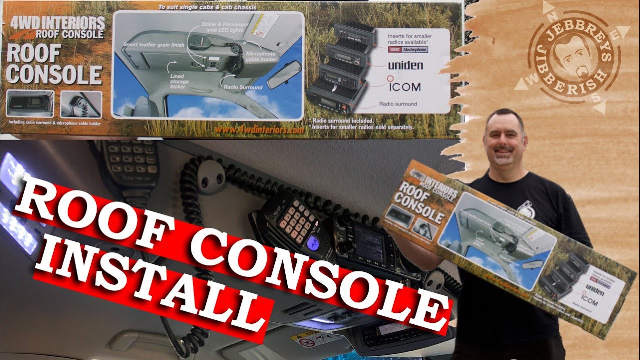 ROOF CONSOLE Install in 200 series Toyota Landcruiser