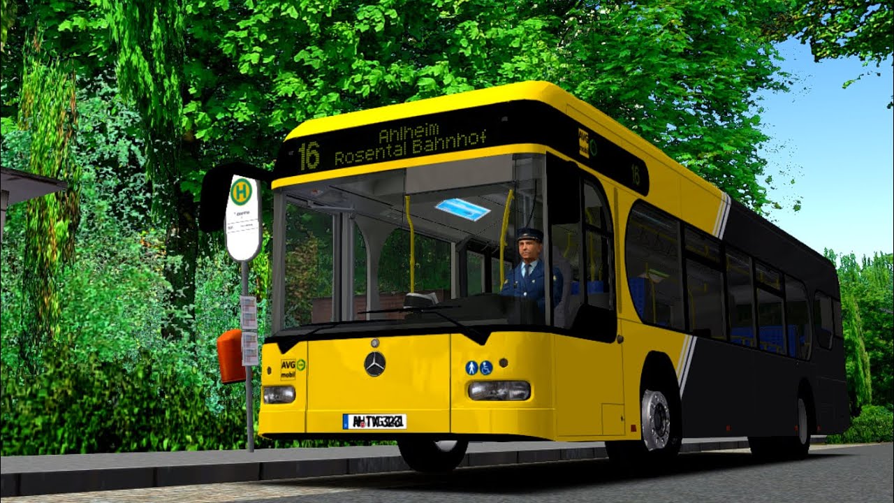 [OMSI 2] Ahlheim Laurenzbach Updated | AVG Mobil Mercedes-Benz O530 Citaro Irvine CNG | Route 16