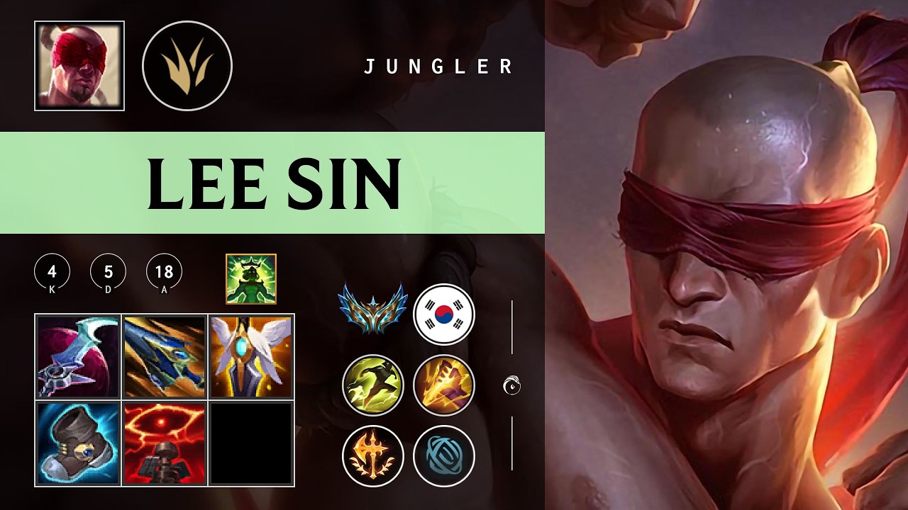 Lee Sin Jungle vs Rengar - KR Challenger Patch 26.05
