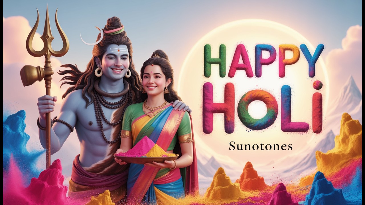 New Holi Song |  Holi Khele Mahadeva | Mahadev Holi Special | Kailash Holi Celebration | SunoTones