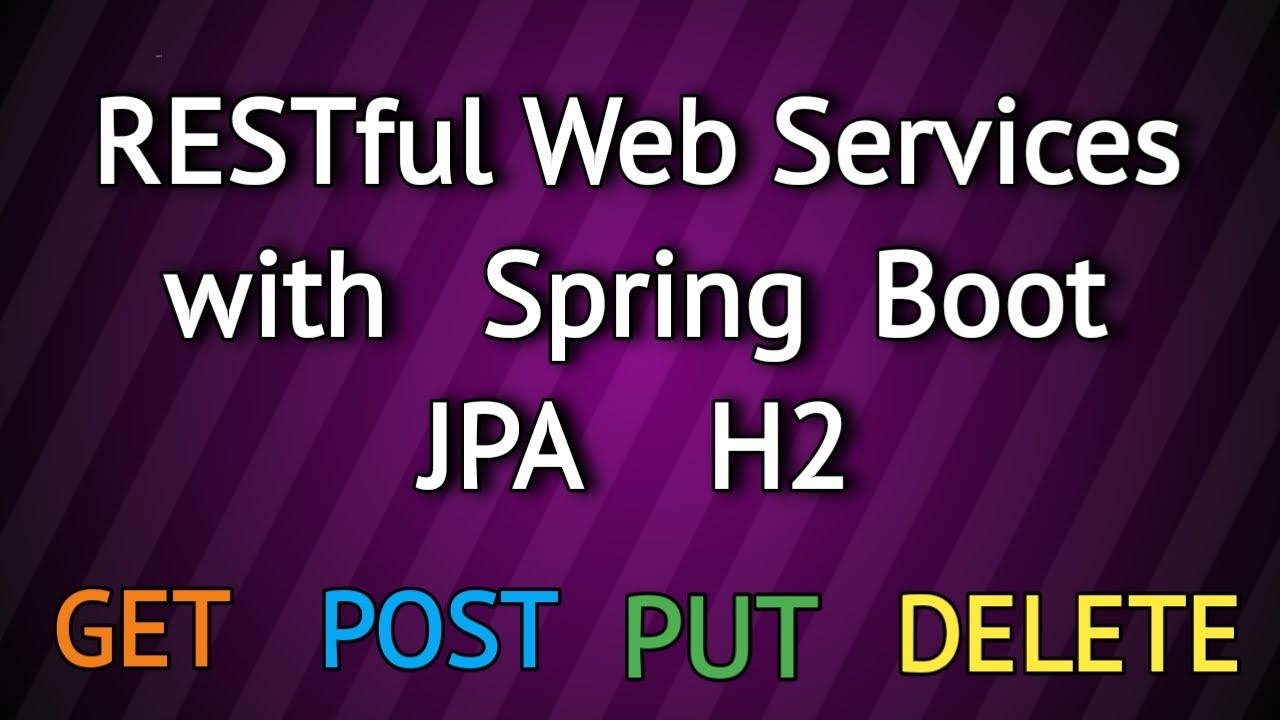 Rest Web Service Full Course with Spring Boot JPA H2