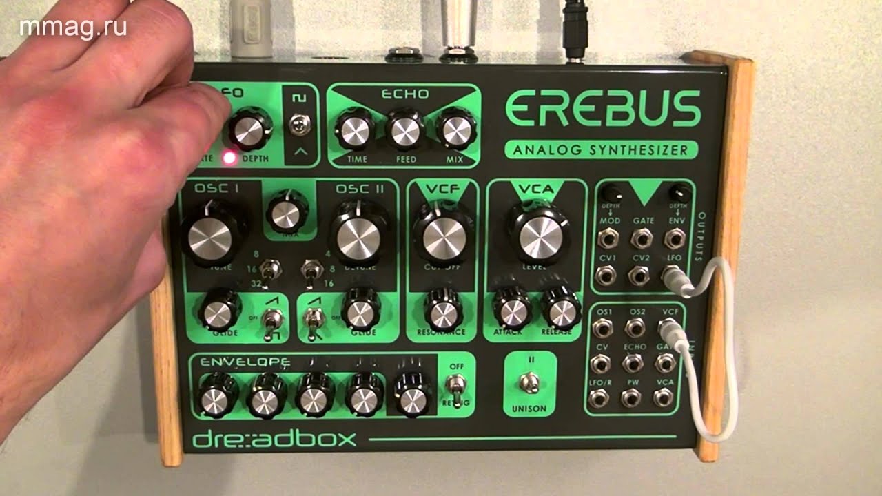 Dreadbox Erebus - аналоговый синтезатор (видеообзор от mmag.ru)