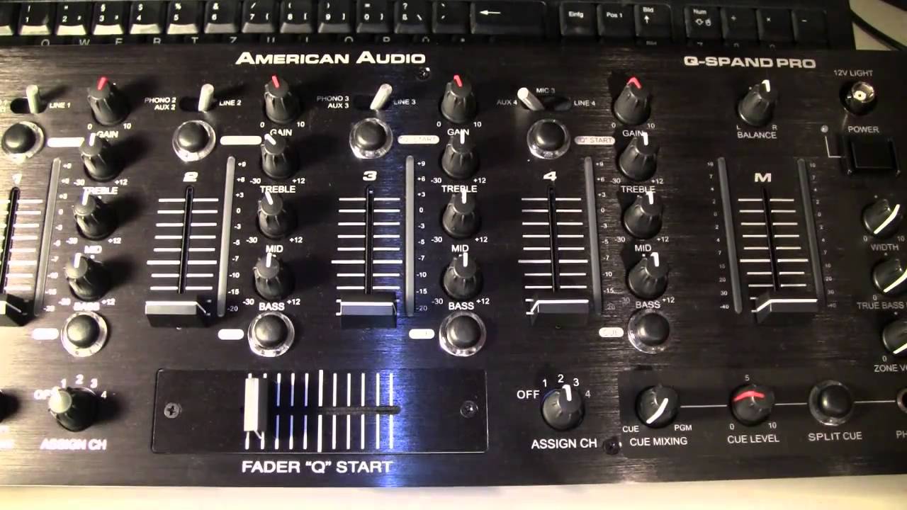 Unboxing und Video Check - American Audio Q-Spand Pro