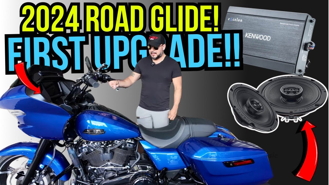 БУМ!!! Harley Davidson ROAD GLIDE 2024 года! НОВЫЕ ДИНАМИКИ И УСИЛИТЕЛЬ! УСТАНОВЛЕНЫ