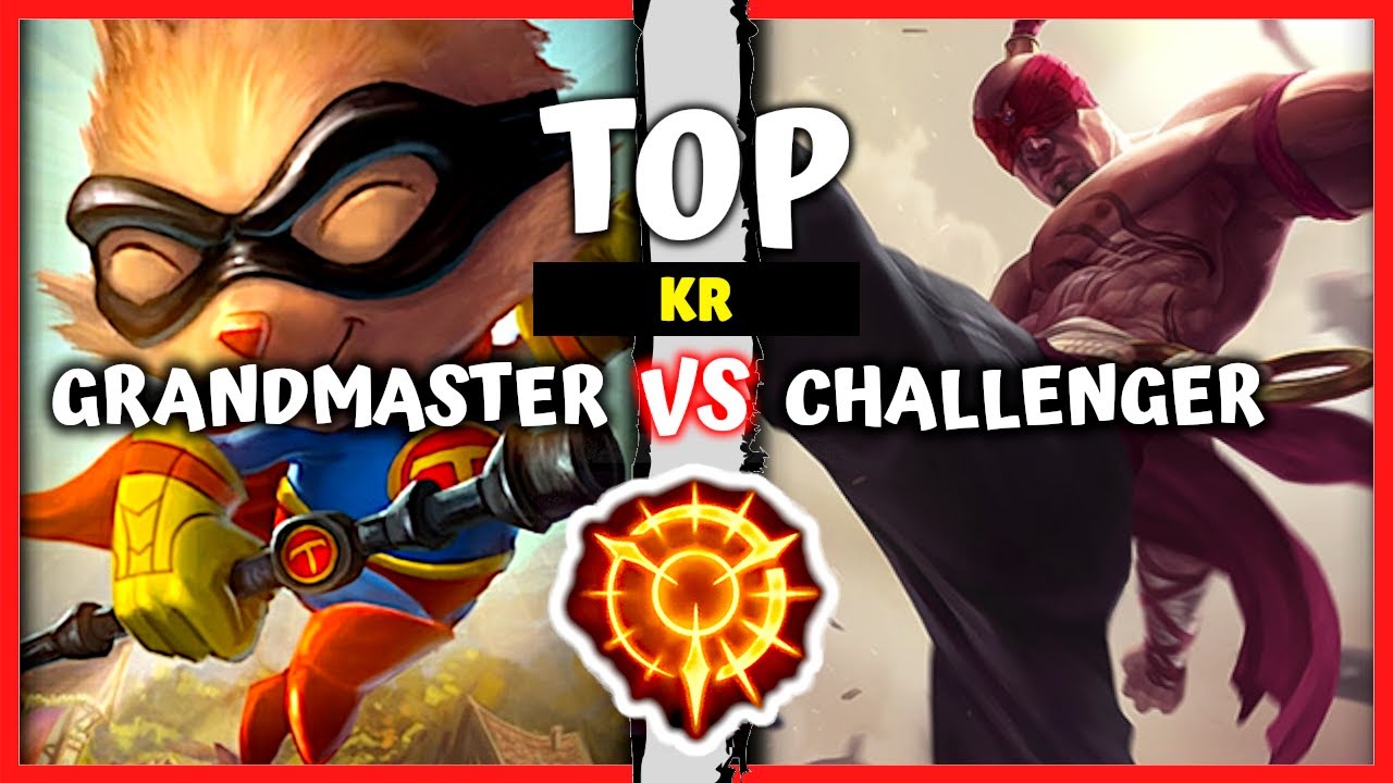 GM Teemo Top vs Challenger Lee Sin - KR Rank S11