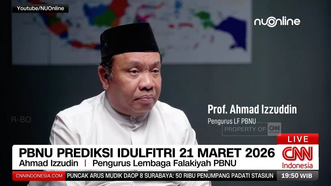 PBNU Prediksi Idulfitri Jatuh pada 21 Maret 2026