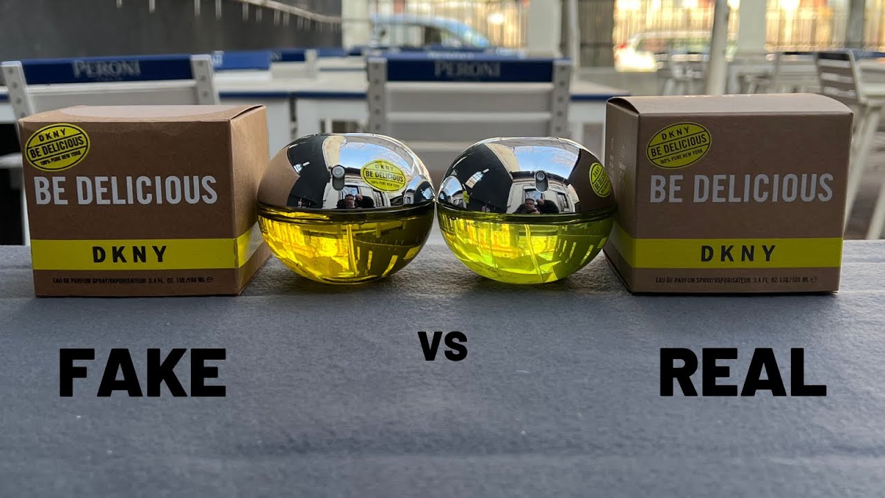Fake vs Real DKNY Be Delicious EDP Perfume