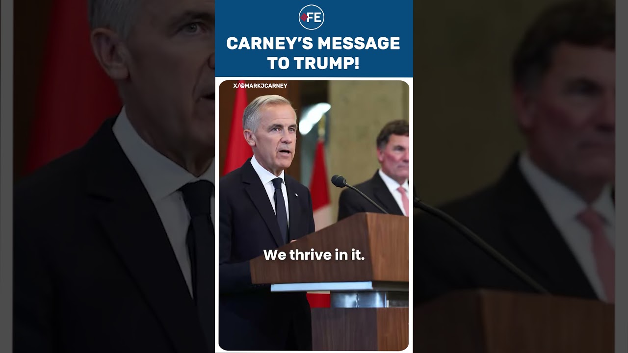 Mark Carney Sends Trump a Message: &ldquo;We Make Our Own Weather&rdquo; #shorts