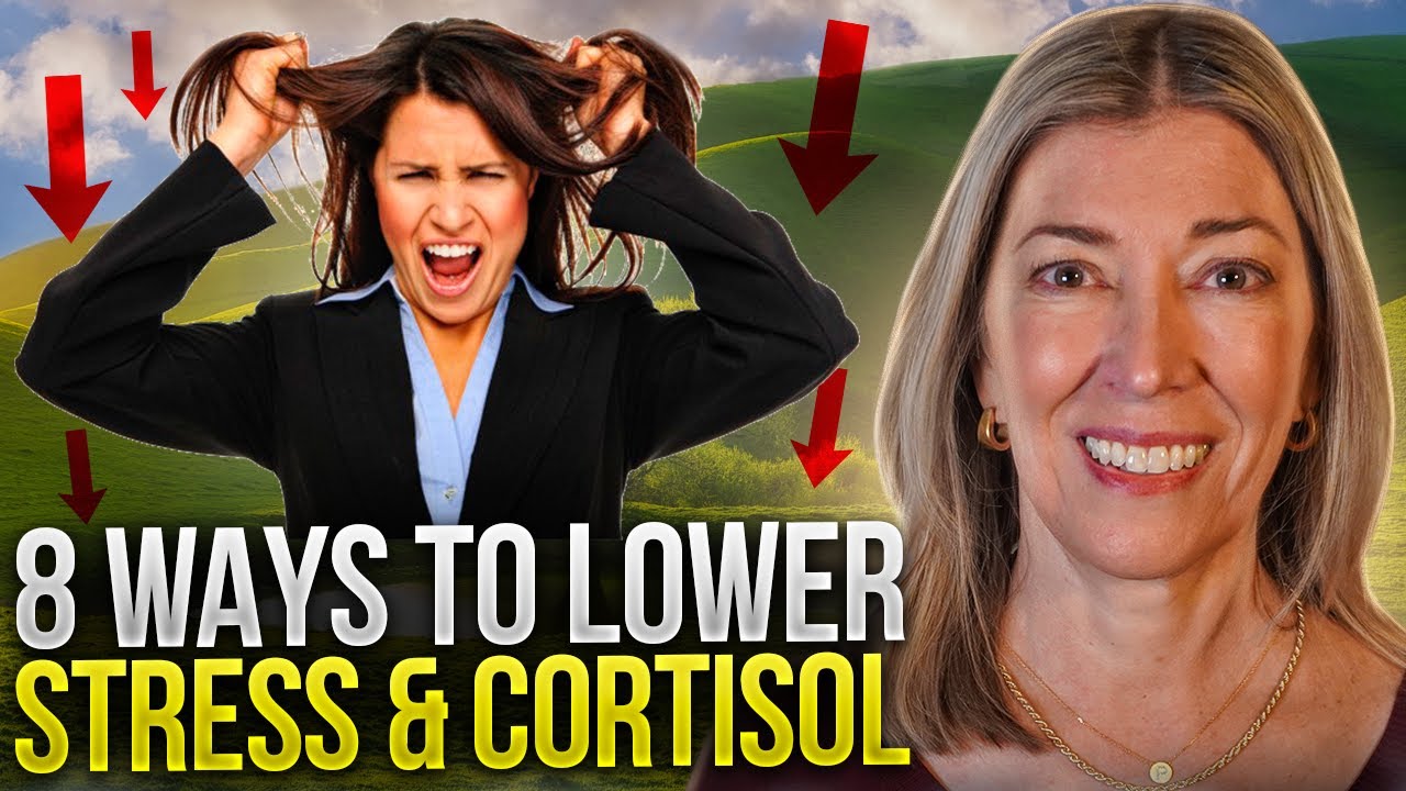 8 Ways To Lower Your Stress & Cortisol #stressmanagement #anxietyrelief