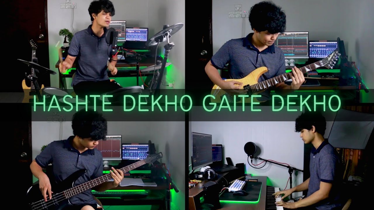 Ayub Bachchu - Hashte Dekho Gaite Dekho | ONE MAN BAND cover | Siyam Sajnan | LRB