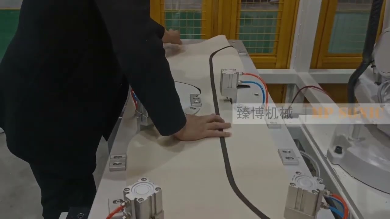 Weakening For Air Bag By Robotic Ultrasonic