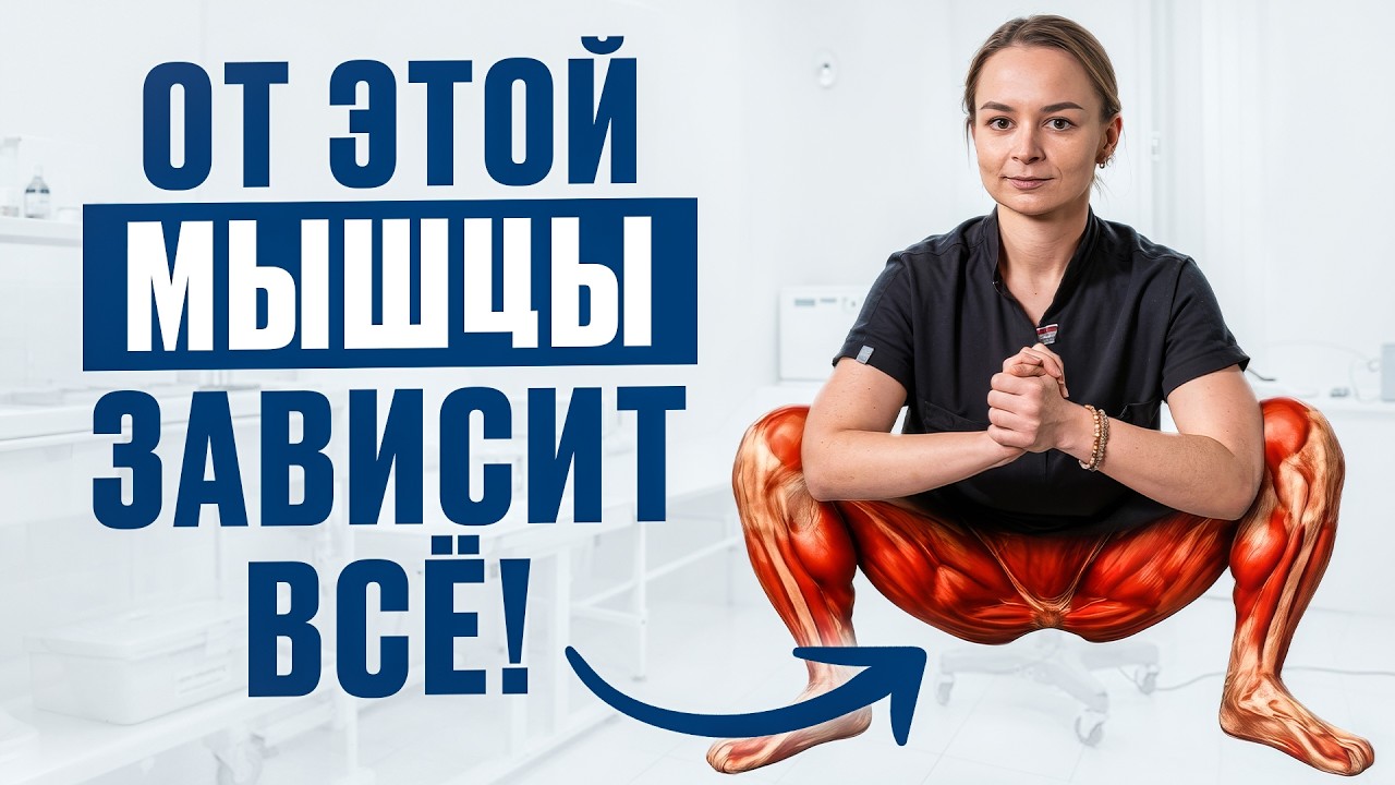 От Этой МЫШЦЫ зависит ВСЁ: Недержание мочи, выпирающий живот и боль в пояснице!