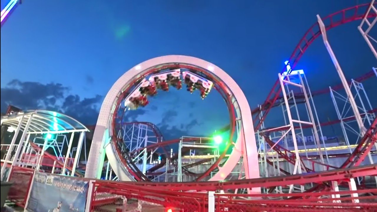 Sunny Beach Luna Park в Болгарии 2019.