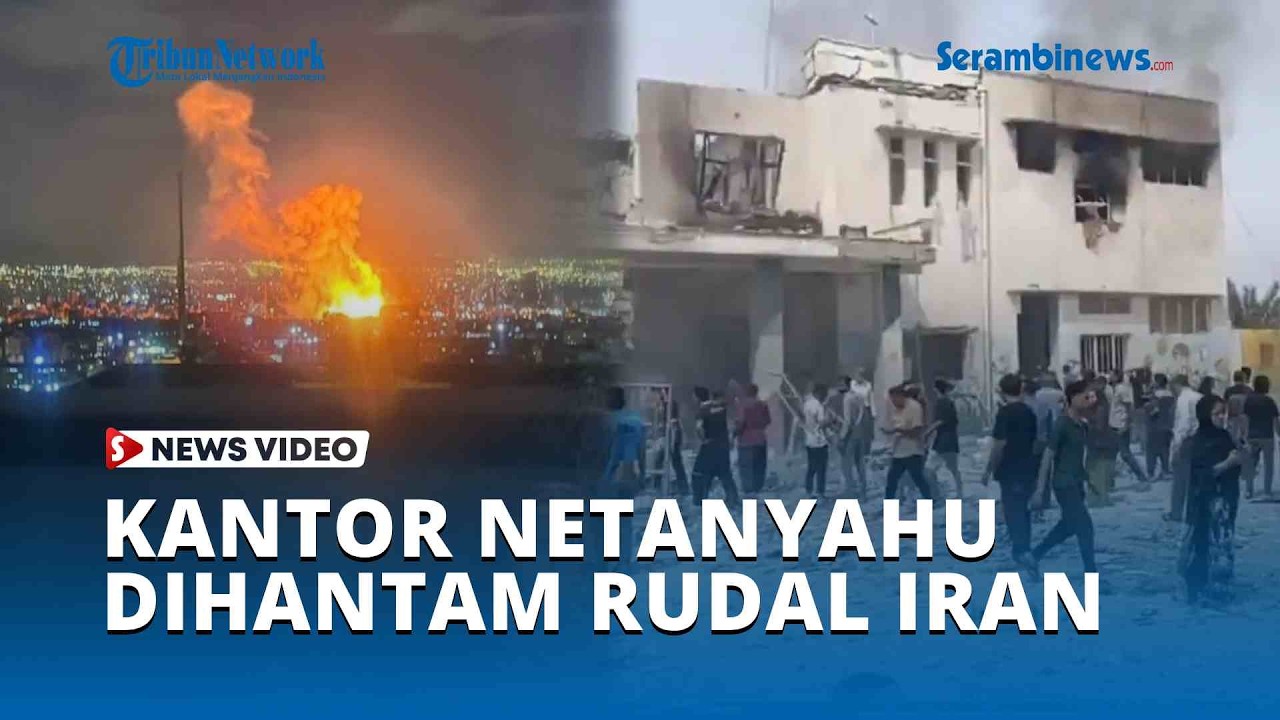 Kantor Netanyahu & Markas Besar IDF Dihantam Rudal Iran