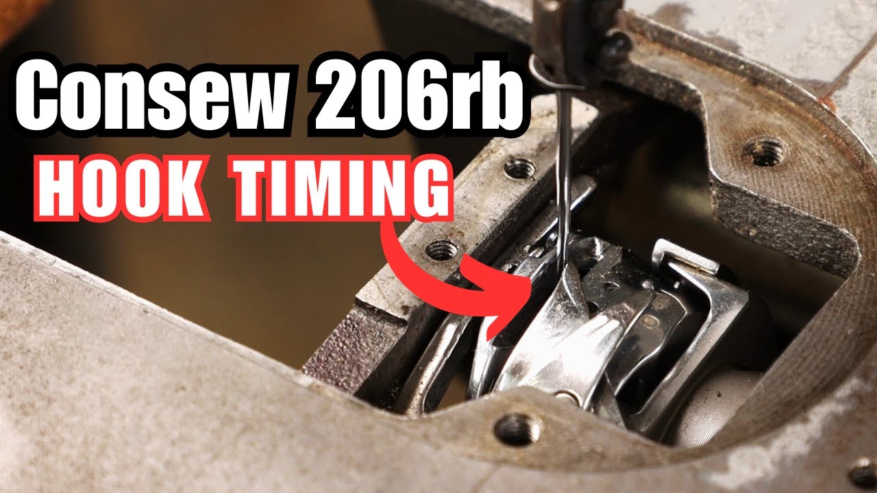 Consew 206 rb Hook Timing Set Industrial Sewing Machine Timing 206rb1, 206rb2, 206rb3, 206rb4 206rb5