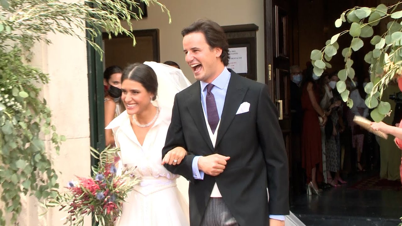 La boda entre Lucía Martín Alcalde y Santiago Benjumea reúne a la aristocracia