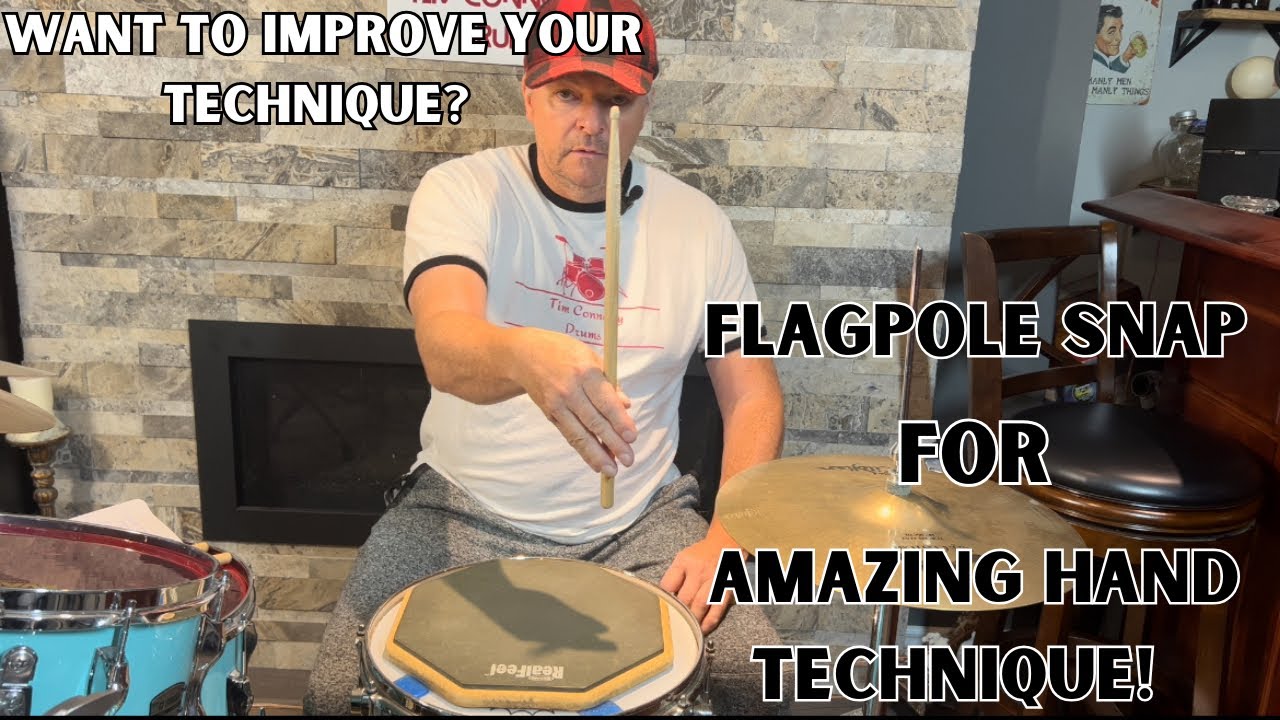 Flagpole Snap Hand Technique- Taught To Me By Legendary Drummer Todd Sucherman (Styx)