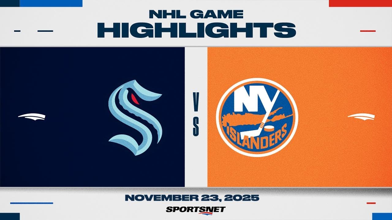 NHL Highlights | Kraken vs. Islanders - November 23, 2025