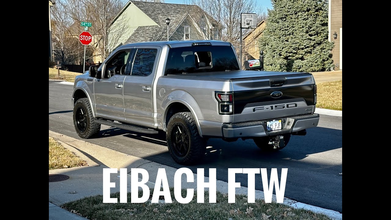 Ford F-150 2015–2024 годов, установка заднего амортизатора Eibach: как сделать езду на вашем груз...