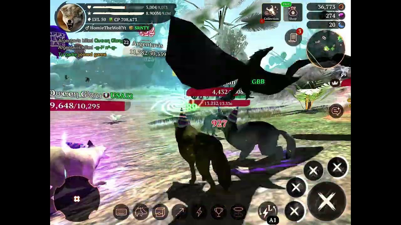 The Wolf Gameplay lvl 50 to 51