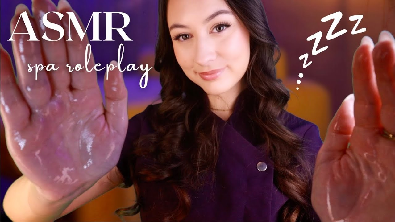 ASMR Relaxing Spa Roleplay ✨ Facial, Scalp Massage, Spa Music & Layered Sounds