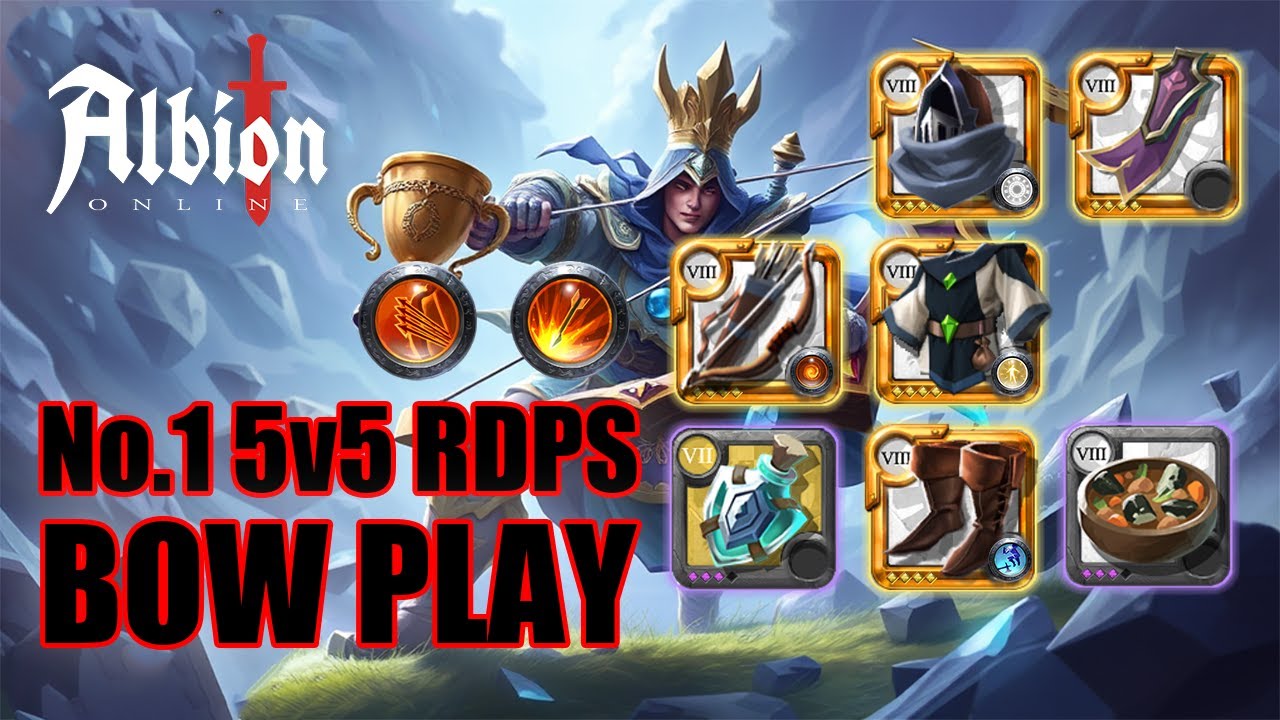 How a Bow Carried Albion Crystal League and Arena 5v5 – Insane Bow PvP Highlights