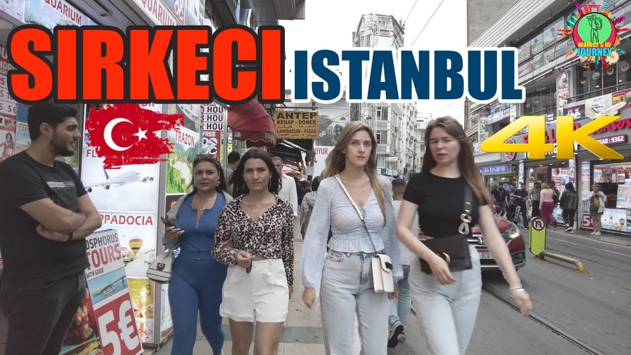The Most Crowded Street In Sirkeci #Istanbul #4k #turkey
