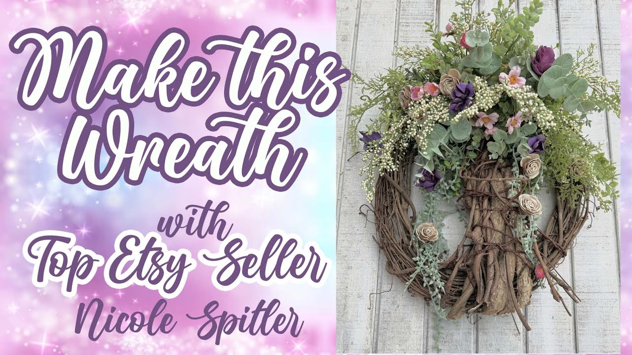 Make this Tree of Life Mothers Day Wreath Springtime Cottage Core Door Hanger Diy Mothers Day Gift
