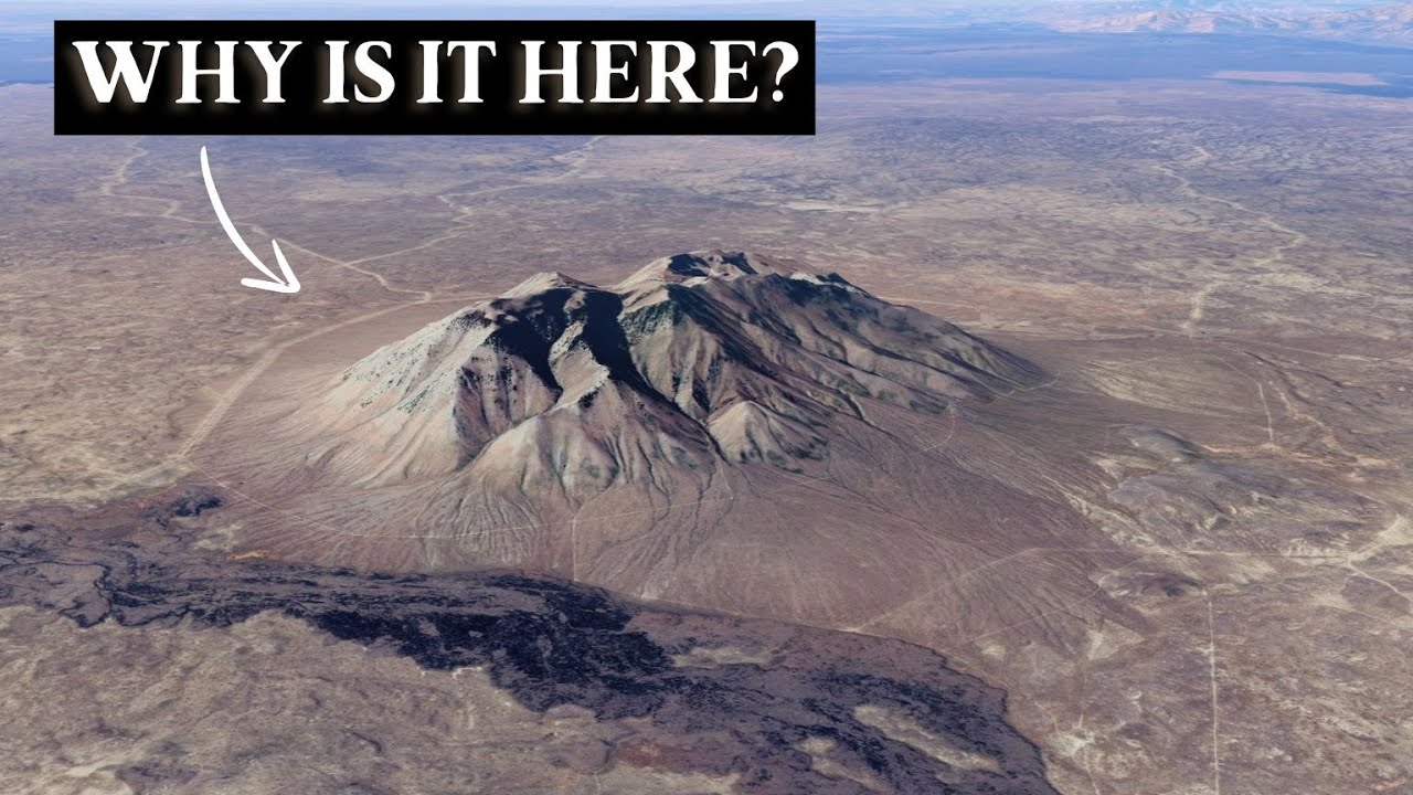 Exploring the Loneliest Mountain I found using Google Earth