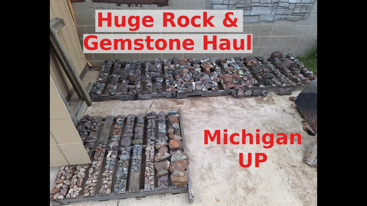 Massive Gem & Mineral Haul From Copper Mines In Michigan UP