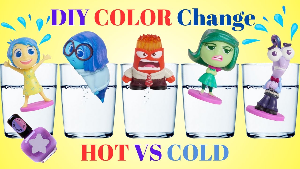 Inside Out 2 Emotions DIY Color Changing Transformation Reveal